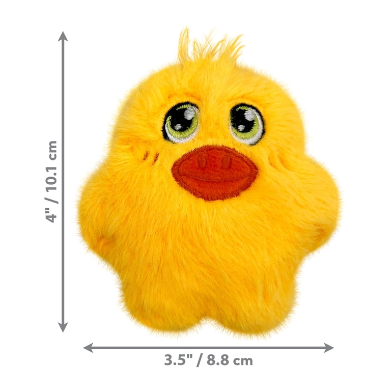 KONG Snuzzles Mini Plush Squeaker Dog Toy, Duck photo 4