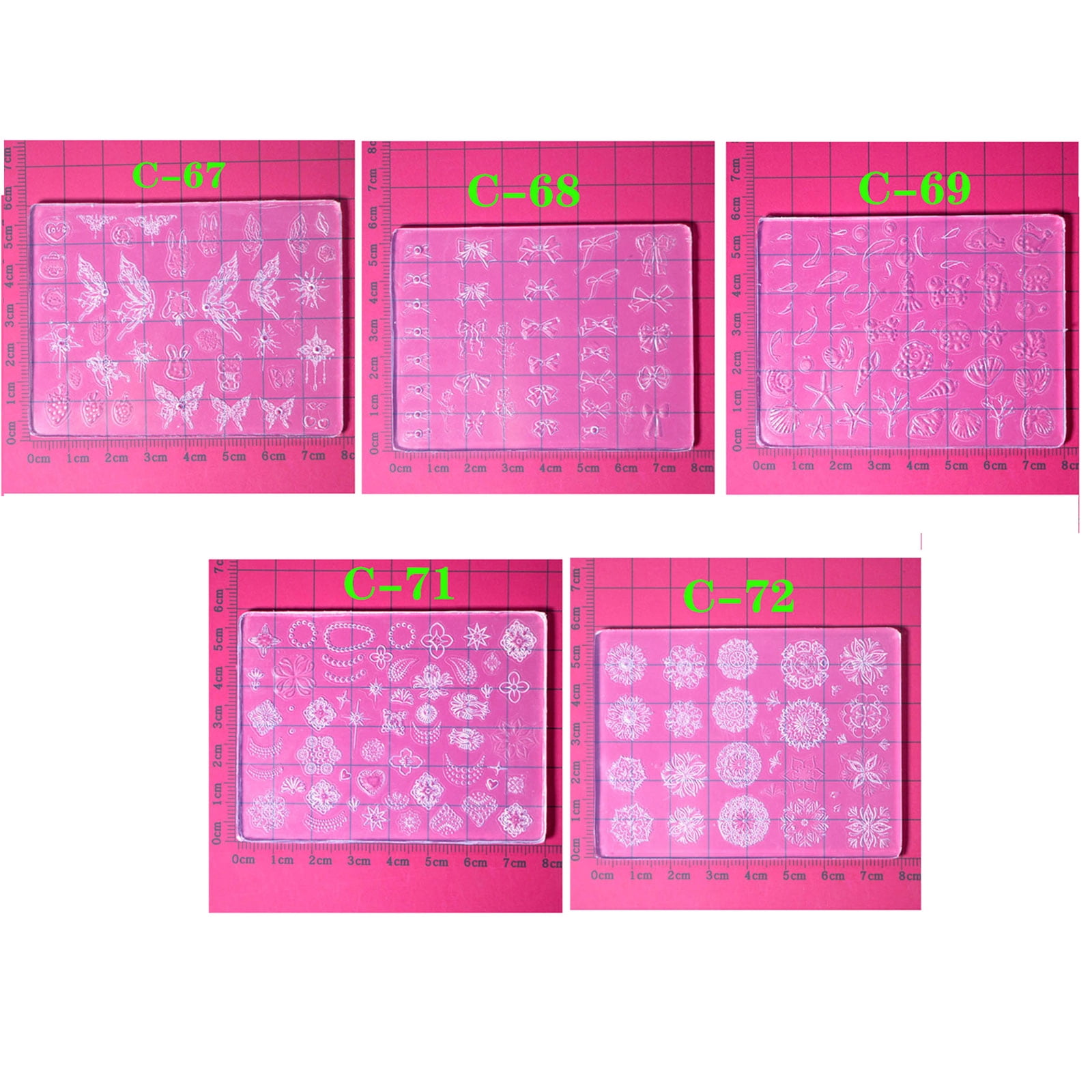 COMEET Resin Pattern, 3D Jar Resin Mold Set Soft Silicone Mold Resin Storage Container Cylinder Bottle Supplies for Jewelry Making Tools