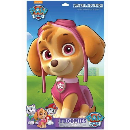 Paw Patrol Skye Froomies Foam Wall Decor Com Paw Patrol Skye Froomies Foam Wall Decor