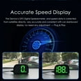 thumbnail image 2 of AREALER Car Global Position System Speedometer Digital Display Speed Meter Car HeadUp Display, 2 of 7