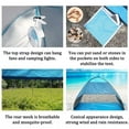 thumbnail image 6 of Pop up 2-3 Person Privacy Shower Tent, Dressing Room, or Portable Toilet Stall with Carry Bag for Camping, Beach, Outdoors, 6 of 10