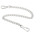 thumbnail image 1 of Unique Bargains 9.84 Inch Signboard Garden Plant Basket Clips Hangers Stainless Steel Hanging Chain 6 Pack, 1 of 6