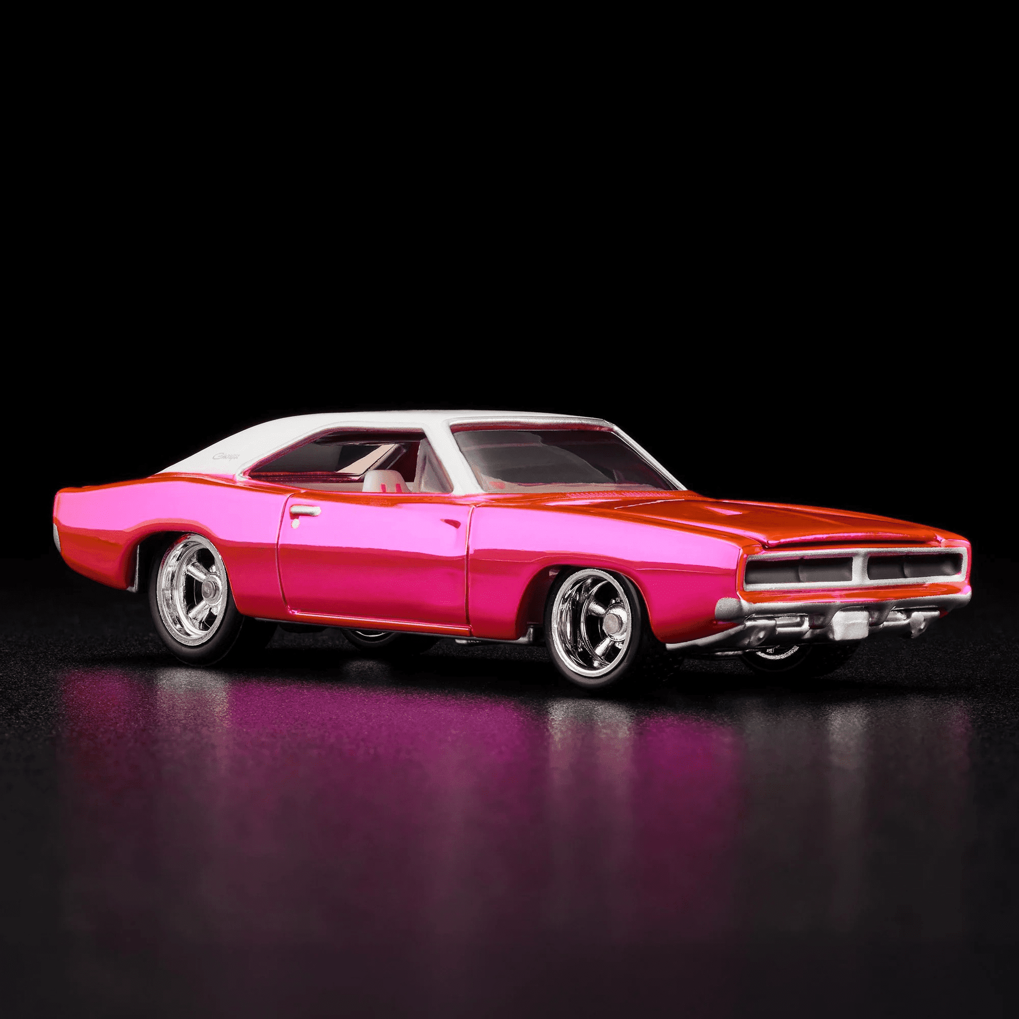 Hot Wheels RLC Pink 1969 Dodge Charger R/T