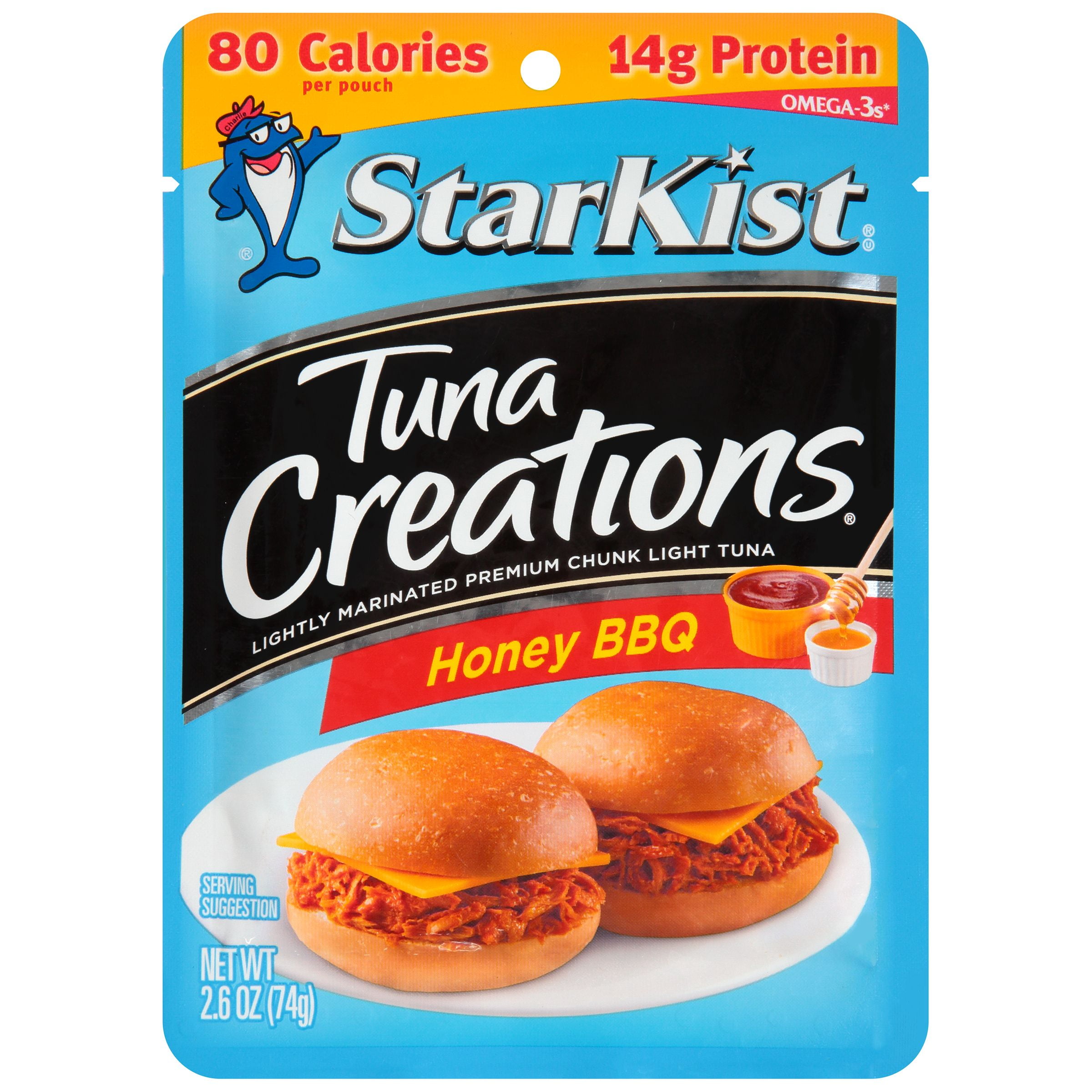 StarKist Tuna Creations, Honey BBQ Tuna, 2.6 oz Pouch