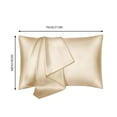 thumbnail image 5 of Under 10, Vsgery Satin Silk Pillowcase, Hair & Skin Care, Soft Pillowcase, Envelope Closure, Standard Size, 1 Pack|100%Polyester,B, 5 of 6