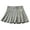 1-Grey1318, variant on Baby Girls Pleated Skort High Waisted Athletic Skirt with Liner, Sizes 2-3
