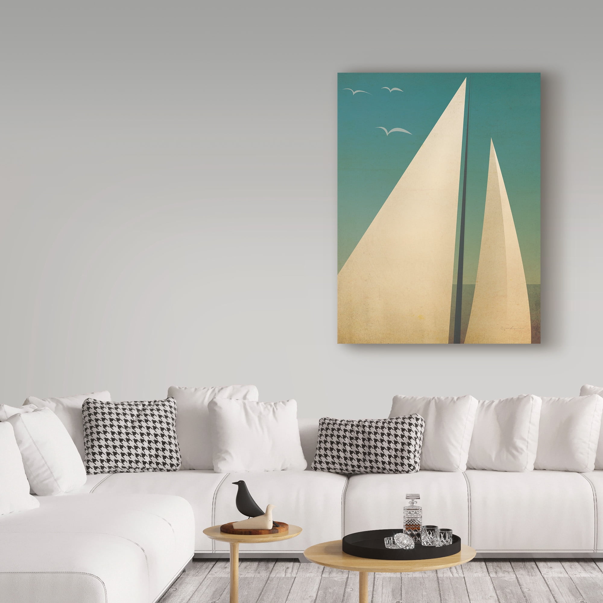 Trademark Fine Art 'Sails I' Canvas Art by Ryan Fowler