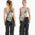 thumbnail image 4 of Striped Bohemian Shoulder Backpack Lightweight Sling Bag for Daily Commuting Vintage Fashion & Comfortable, 4 of 4