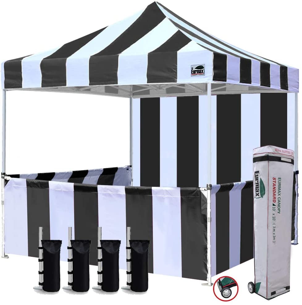 Eurmax 10'x10' Ez Popup Booth Canopy Tent Commercial Instant Canopies
