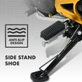 thumbnail image 6 of General Motorcycle Side Stand Protector Slip Resistant Rubber Pad strong Motorcycle Kickstand Pads for Parking Use, 6 of 9