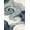 Blue Green Cream, Pattern 2, variant on ODIKA 8'x10' Washable Area Rug Non-Shedding, Easy Care, Brushstroke Wave Motif Border Sage That Couch Costal Abstract Flowing Dynamic for King Size Bedroom Under Bed, Master Suite