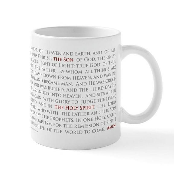 CafePress - Nicene Creed Mug - 11 oz Ceramic Mug - Novelty Coffee Tea Cup
