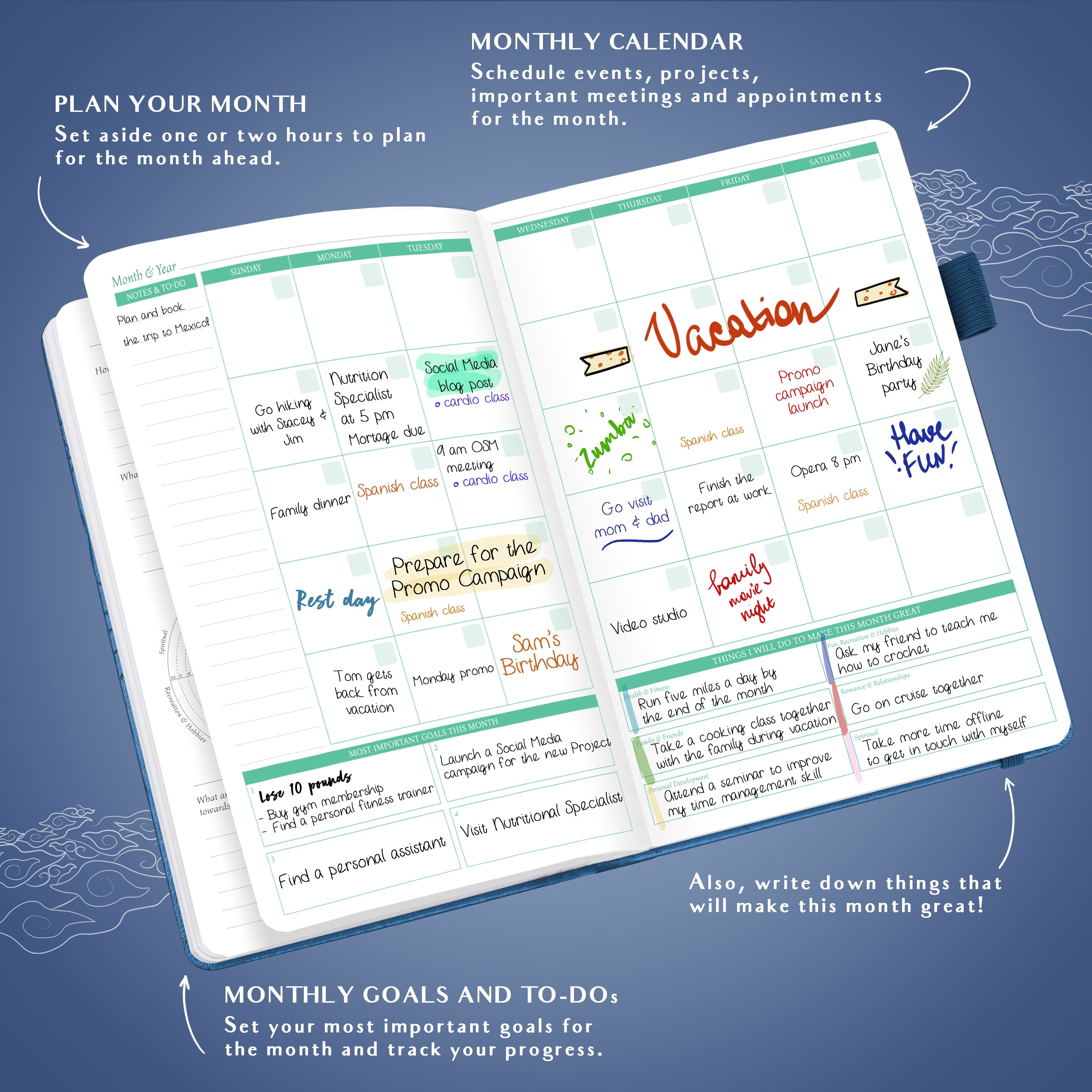 Legend Weekly Colorful Planner 2nd Edition