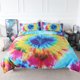 thumbnail image 2 of Juego de sábanas Rainbow Tie Dye Quilt Cover, 2 of 5