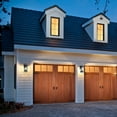 thumbnail image 4 of C Cattleya 1-Light Matte Black Dusk to Dawn Outdoor Wall Light with Clear Tempered Glass, 4 of 9