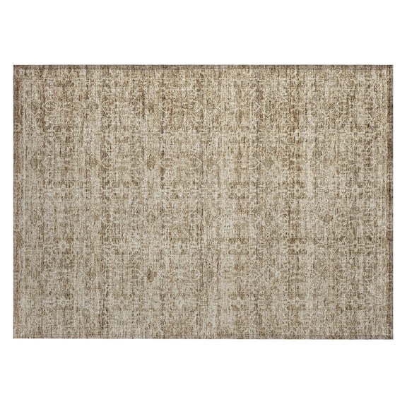 Dalyn Rugs Machine Washable Indoor/Outdoor Chantille ACN2152 Brown 1'8" x 2'6" Rug