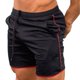 thumbnail image 2 of Soidarity Hombres Fitness Culturismo Gimnasios Joggers Pantalones cortos Pantalones de chándal Pantalones para correr Uniforme atlético negro con rojo durazno SG Soidarity FS7572-15, 2 of 4