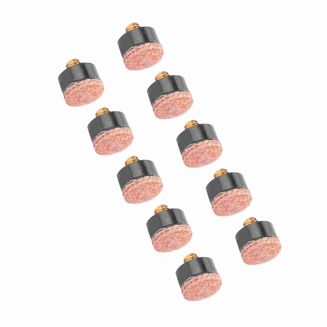 Reemplazo de Punta de Taco de Billar Inglés, 10 Uds., Taco de Bricolaje Suave, 10 mm, 11 mm, 12 mm, 13 mm para Jugadores de Billar