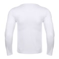 thumbnail image 2 of TiaoBug Men Warm Winter Thermal Underwear Long Sleeve Undershirt Slim Fit T Shirts White M, 2 of 7