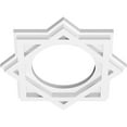 thumbnail image 2 of 10"OD x 5"ID x 5 1/2"C x 1"P Axel Architectural Grade PVC Contemporary Ceiling Medallion, 2 of 11