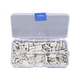 thumbnail image 1 of BRIGHTFUFU Conector de alambre de tope 200pcs Conector de cobre estampado de estampar Terminal Terminal Terminal Bars Terminales Bares Conectores Kit, 1 of 7