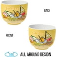 thumbnail image 3 of Silver Buffalo Sanrio Hello Kitty and Friends Gudetama Lazy Egg Sailing In Ramen Ceramic Ramen Noodle Rice Bowl with Chopsticks, Microwave Safe, 20 Ounces, 3 of 8