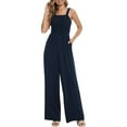 thumbnail image 2 of Pyhlmscde Women's Petite Regular Tall Casual Loose Overalls Jumpsuits, Jumpsuits for Women, Overalls for Women, Rompers for Women, 2 of 5