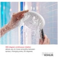thumbnail image 4 of Kohler K-72595 Exhale B120 2.0 GPM Multi Function Handshower - Nickel, 4 of 7