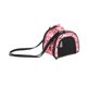 thumbnail image 2 of Bolso portador de hámster bolso al aire libre casa correa ajustable Flor rosa, 2 of 8