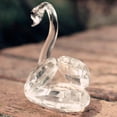 thumbnail image 6 of Glass Swan Collectible Statue Table Centerpiece Ornament Wedding Favors, Handmade Figurine Paperweight, 6 of 8
