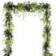 thumbnail image 1 of Piezas de 6,6 pies/pieza, corona de glicina de filigrana Artificial, flor de glicina Artificial, decoración Floral para jardín y boda, 1 of 7