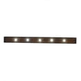 thumbnail image 4 of Meyda Tiffany 165255 72 Inch Long Giradeau Wood Beam Oblong Pendant   Black Textured Finish, 4 of 7