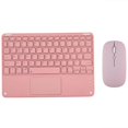 thumbnail image 1 of Kit de teclado y ratón con panel táctil Bluetooth, Combos de teclado y ratón inalámbricos rusos, árabes, españoles, Teclado para iPad, teléfono y tableta, 1 of 5