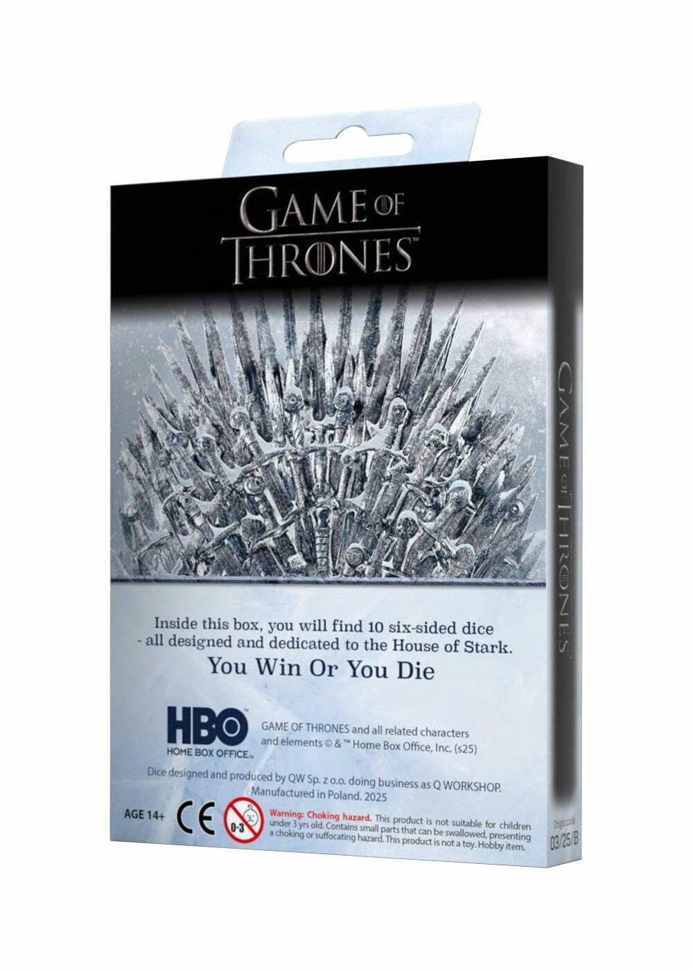 Game of Thrones D6 Dice Set: Stark