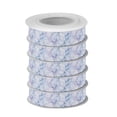 thumbnail image 2 of 5 Rolls Christmas Ribbon 1.5 inch Wide Decorative Ribbon for Gift Wrapping and Holiday Decorations Light Purple and Blue Marble, 2 of 7