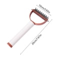 thumbnail image 3 of Peine desenredante de doble cara para perros y gatos, herramienta para eliminar el subpelo de pelo largo y corto, cepillo de acicalamiento ergonómico para razas pequeñas y grandes., 3 of 6
