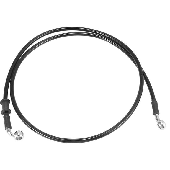 Universal 130cm 51.18" Brake Clutch Oil Hose Line Pipe Black for Motorcycle