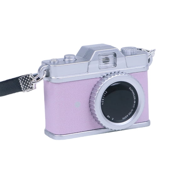 COOLHOOD Vintage Miniature Camera Keychain Ornament With LED Light And Sound Effect Design For Travel Photography Enthusiasts