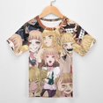 thumbnail image 3 of Himiko Toga Kids Short Sleeve Tee Shirt Novelty Crewneck T-Shirts Unisex Summer Blouse Tops for Boys Girls 150CM, 3 of 8