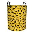 thumbnail image 2 of Balery Dinosaur Round Laundry Basket with Handles Waterproof Freestanding Laundry Hamper for Clothes Toys in the Dorm and Family-Small, 2 of 8