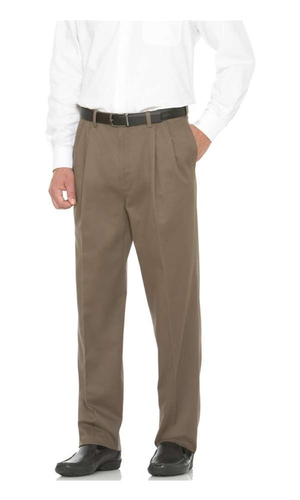 savane men's pleated stretch ultimate performance chino