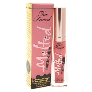 Too Faced MELTED Matte-tallic Liquified Metallic Matte Lipstick, Breakup Makeup  .23 fl oz