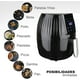 thumbnail image 3 of Freidora De Aire Pantalla Digital Air Fryer Cocina Saludable BioAura FREI01, 3 of 6