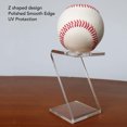 thumbnail image 4 of Ball Display Stand, Acrylic Baseball Holder   Polished  Edge  for Home, 4 of 8