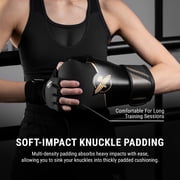 Hayabusa Sport Boxing Gloves - Black/Gold, 16oz
