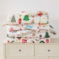 thumbnail image 6 of Cheerful Holiday Reversible Twin / Twin XL Quilt Set with Shams (Happy Hillside), 6 of 6