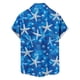 thumbnail image 4 of Ceisia Men's Relaxed Fit Deep Blue 3D Starfish & Bubble Print Hawaiian Shirt Short Sleeve Summer Beach Casual Button Down Shirt (S-5XL) Gifts, 4 of 6