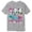 00#Grey802, variant on Infant Boy's Summer Crew Neck Tee Shirt 100 Days Of School Donut Print Casual Short Sleeve Tops