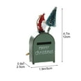 Mini Mailbox Christmas Ornaments Vintage Santa Mailbox Funny Money