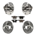 thumbnail image 1 of Transit Auto Front Hub Bearing Assembly Disc Brake Rotors and Ceramic Pads Kit for Car BMW X3 X4 KBB-122255, 1 of 11